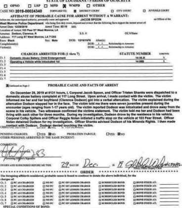 Jamarrh McAllister - Ouachita Parish County, LA 